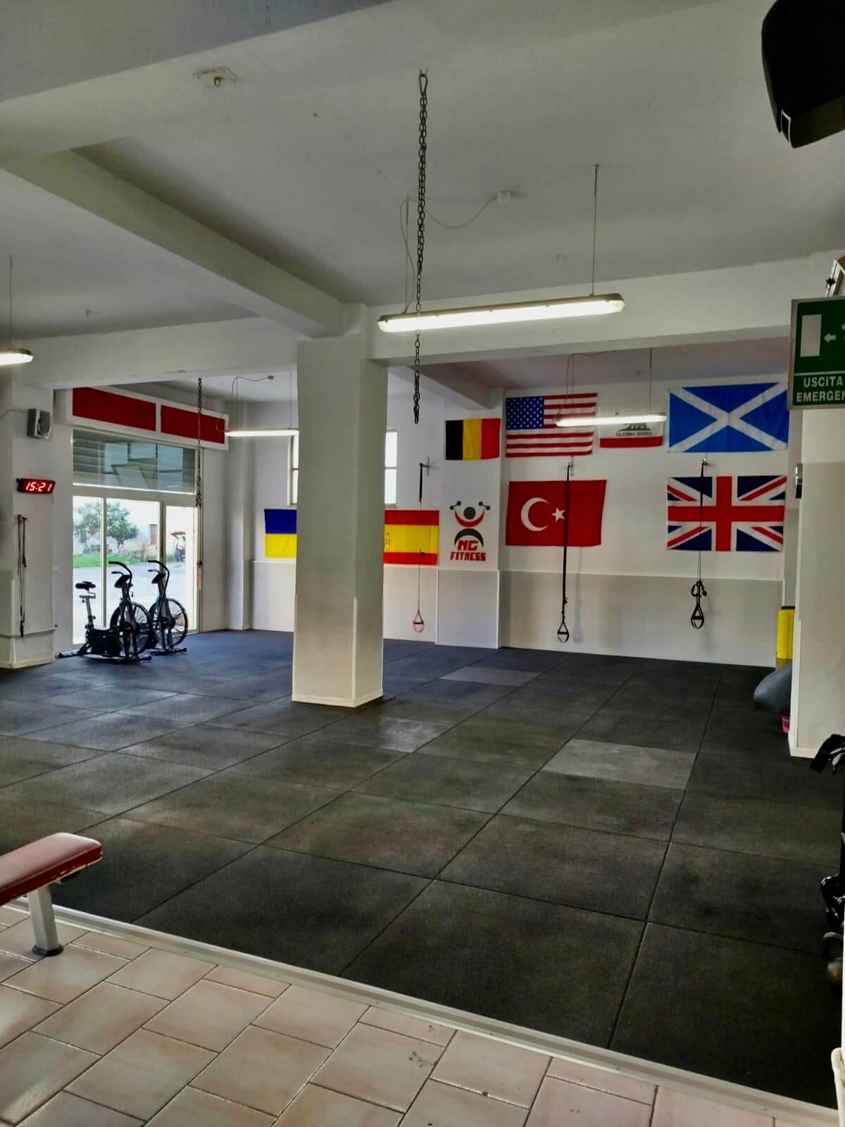 Sala per il training funzionale presso NG Fitness - Trebisacce